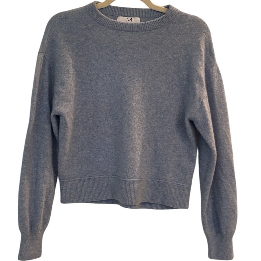 Magaschoni Light Blue Cashmere Crewneck Sweater